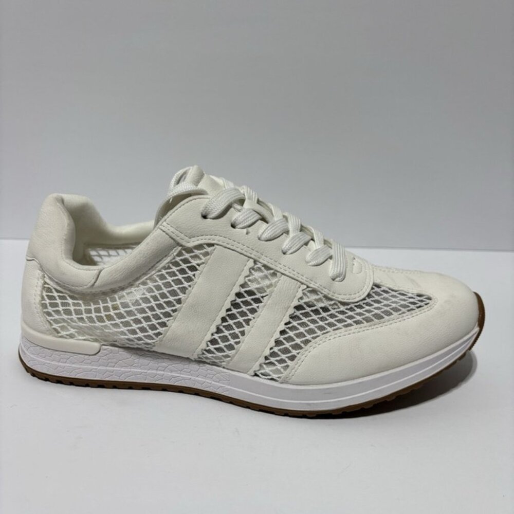 Dolce Vita White Mesh Athletic Sneakers
